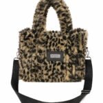cartera peluche animal print