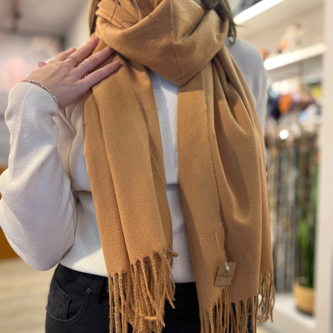 Pahsmina cashmere Marron