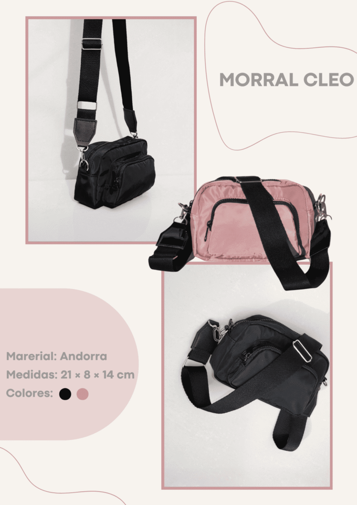 Morral cleo Rosa - vista secundaria