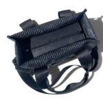 Cartera carmina negro relieve