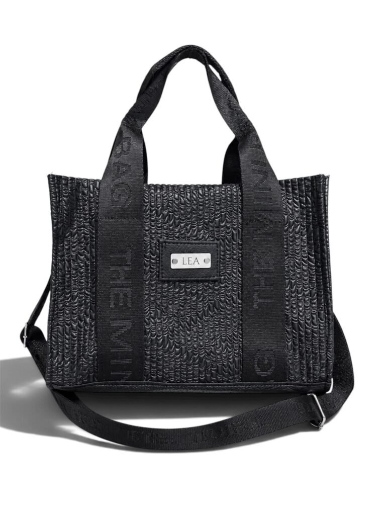 Cartera carmina negro relieve
